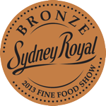 Sydney Fine Food Awards Bronze Medal 2013