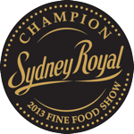 Sydney Fine Food Awards Champion Medal 2013