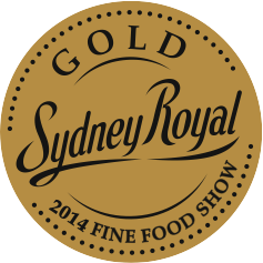 Sydney Royal Fine Food Awards Gold Medal 2014