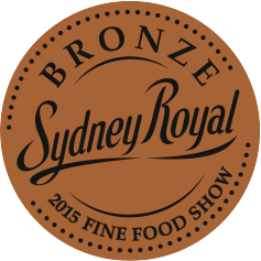 Sydney Fine Food Awards Bronze Medal 2015