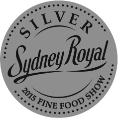 Sydney Royal Fine Food Awards Silver Medal 2015