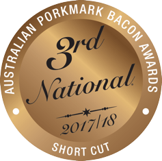 Australian Pork Mark Bacon Awards 3rdnat Place 2017