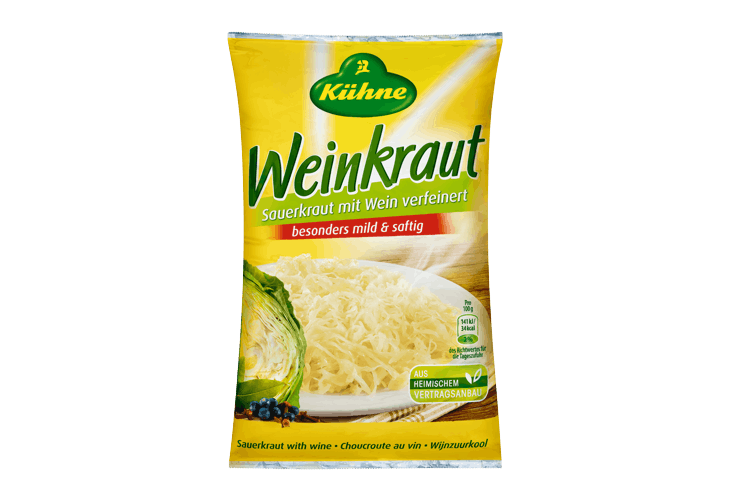 Sauerkraut with Wine 500g pouch Product Image