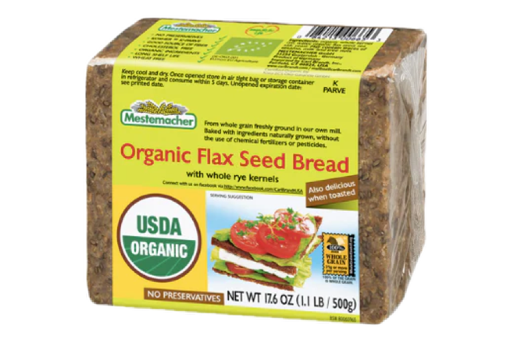 Organic Flax Seed Bread 500g Product Image