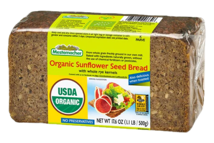 Organic Sunflower Seed Bread 500g Product Image